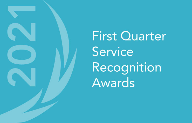 Service Recognition Awards Q1 2021