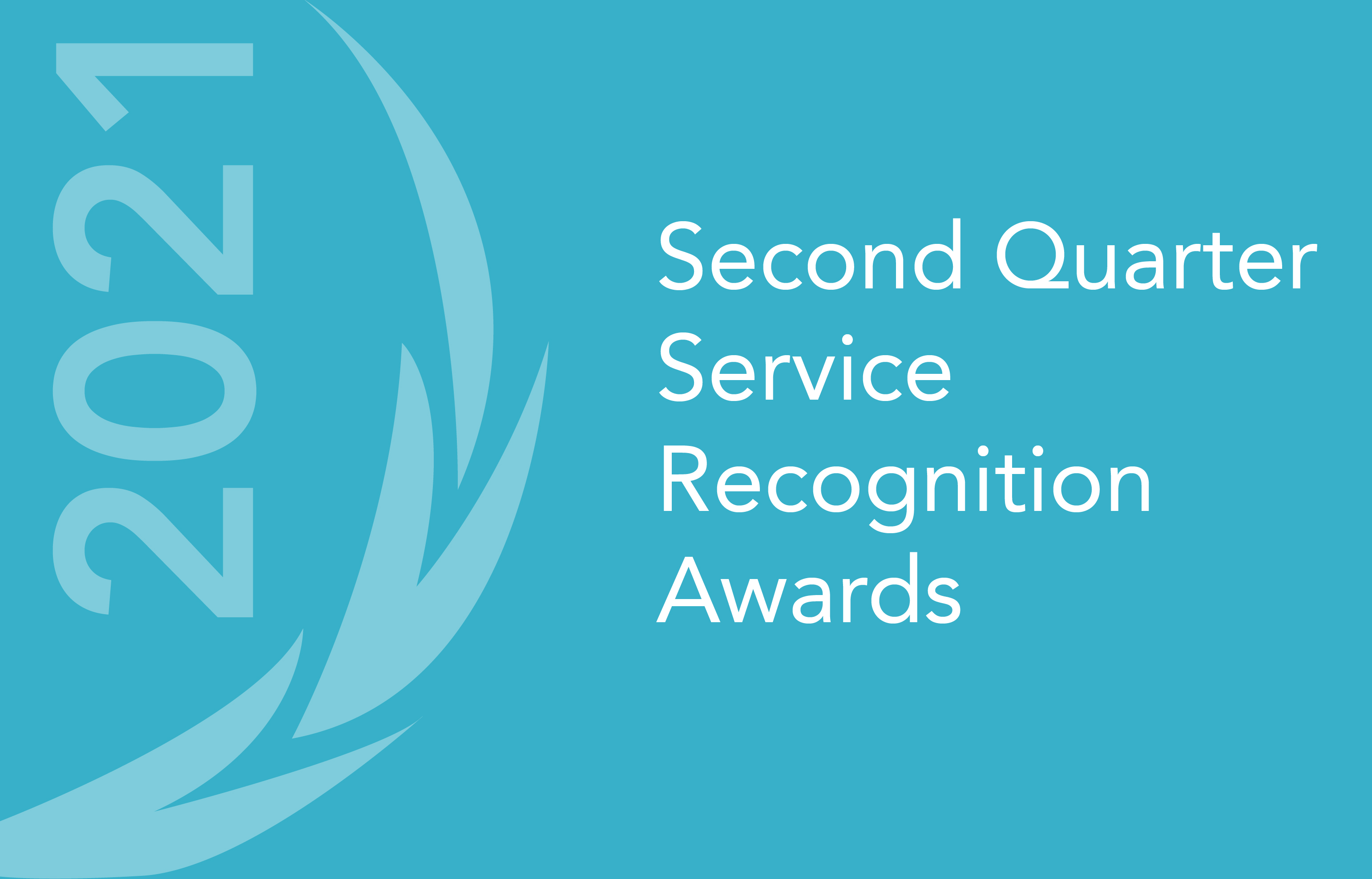 Service Recognition Awards Q2 2021